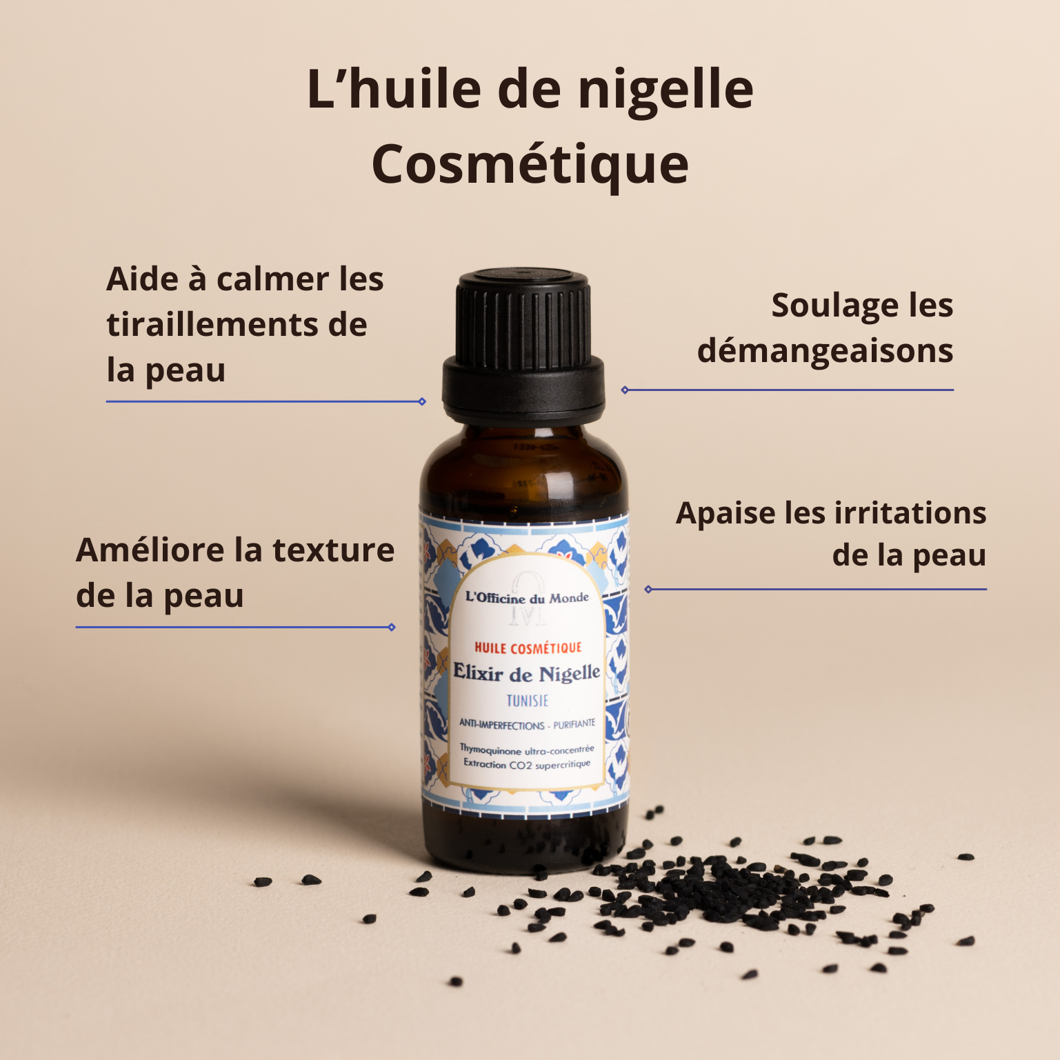 Sidi Bou Saïd - Elixir of Nigella Cosmetics from Tunisia