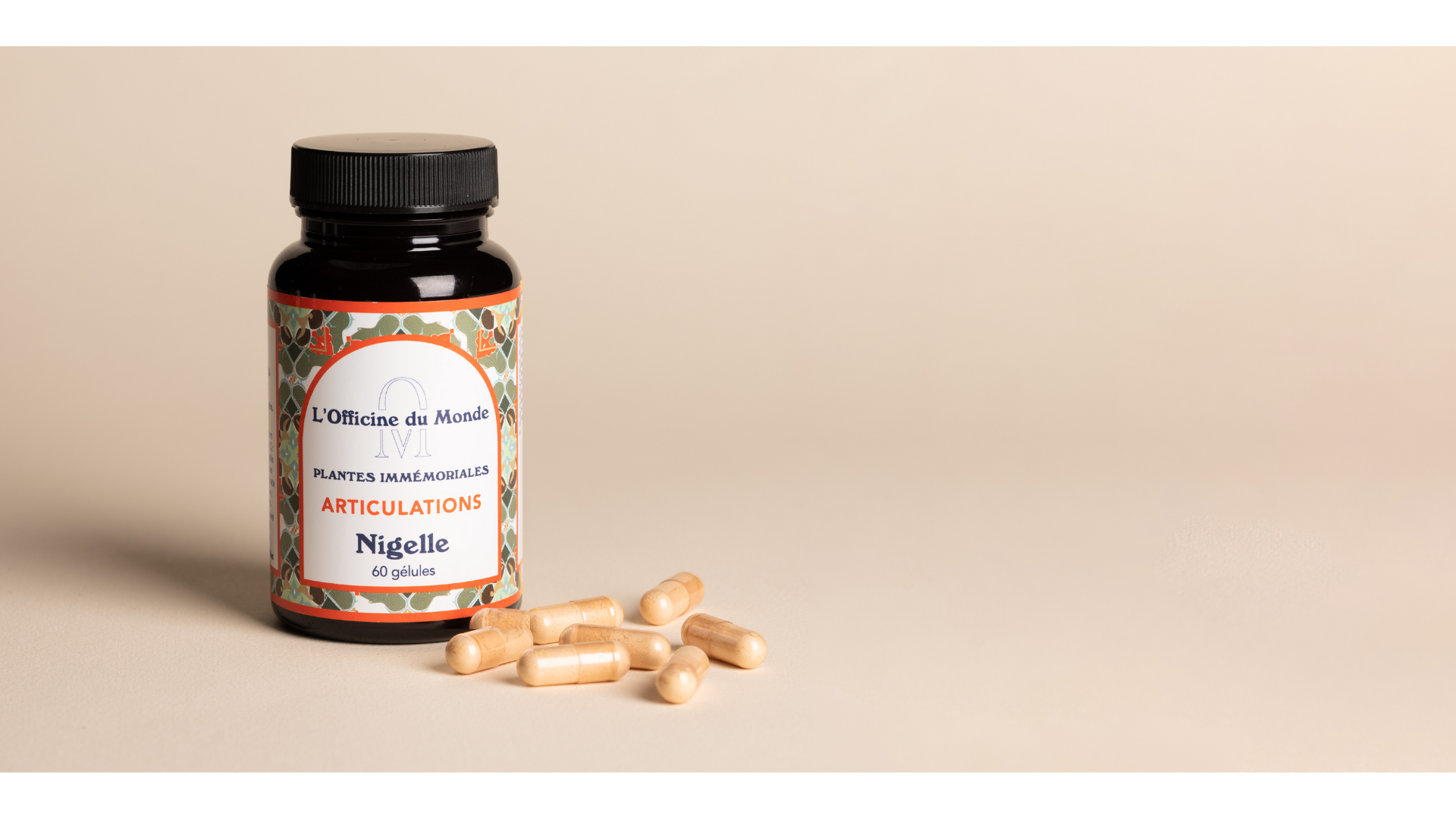 Pilulier de 60 Gélules Articulations L'Officine du Monde