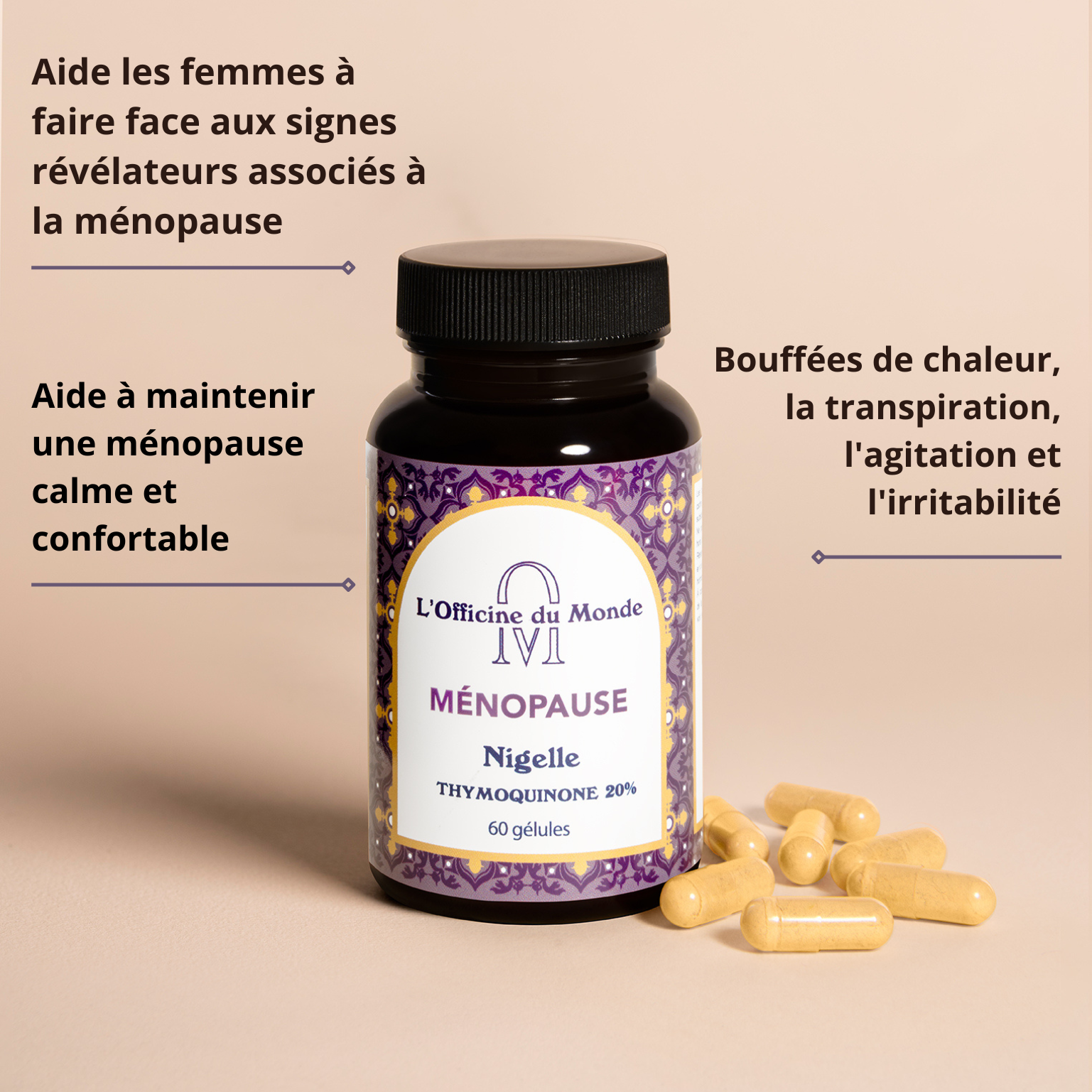 Ménopause - Thymoquinone 20mg - Complément alimentaire formulé par un pharmacien