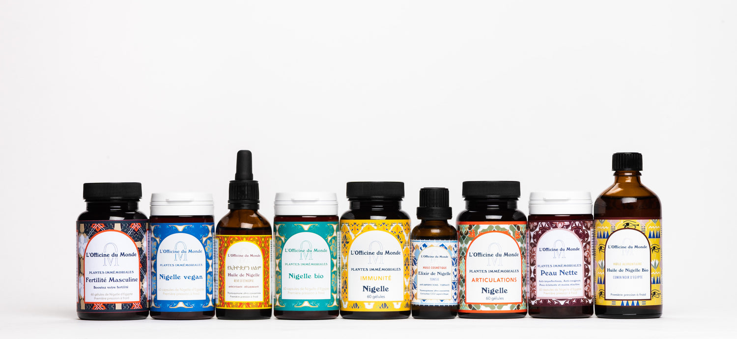 Set de tous les produits de L'Officine du Monde