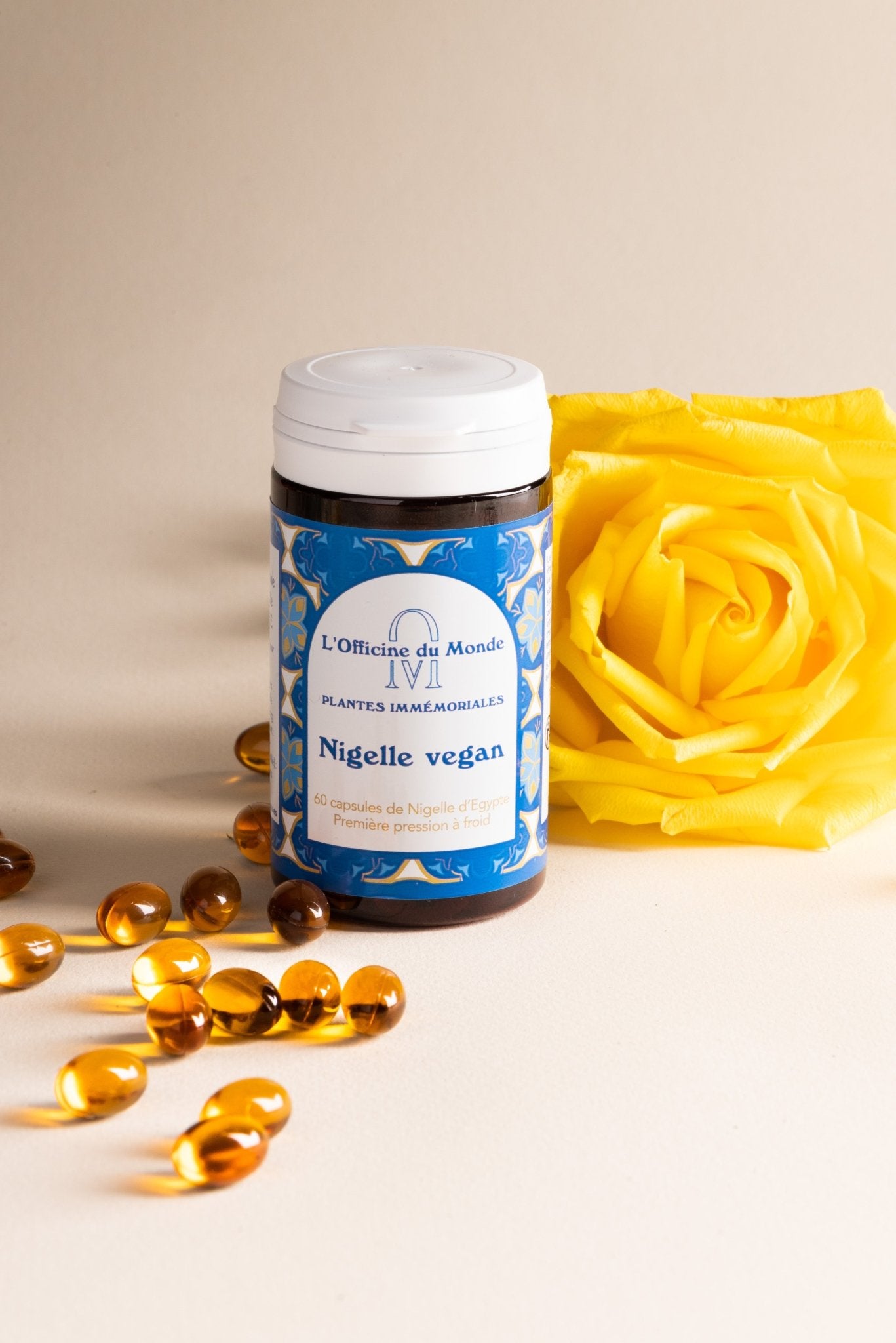 Capsules de Nigelle Vegan - Cure de 2 mois - lofficinedumonde.fr