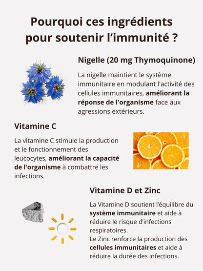 Énergie &amp; Santé - Thymoquinone 20mg - Cure de 2 mois - Formulé par un pharmacien