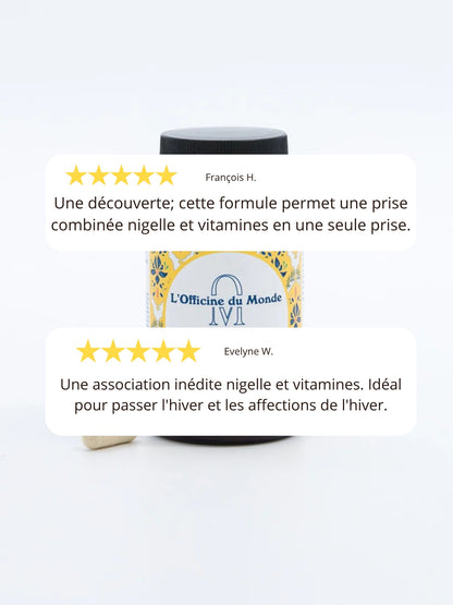 Énergie &amp; Santé - Thymoquinone 20mg - Cure de 2 mois - Formulé par un pharmacien