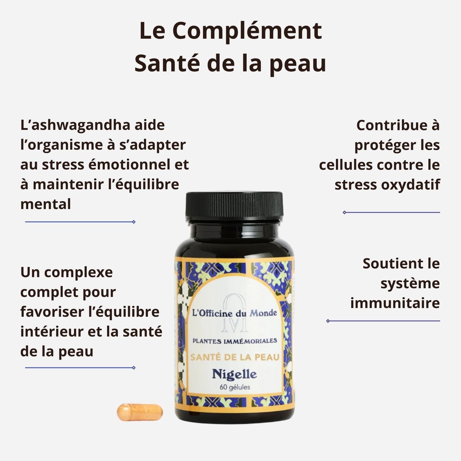 Pack Psoriasis - Compléments alimentaire Thymoquinone 20mg + Huile de Nigelle titrée - Cure de 2 mois