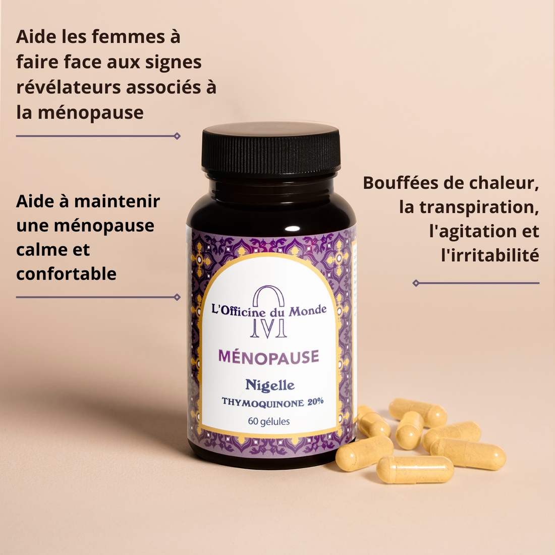 Ménopause - Thymoquinone 20mg - Complément alimentaire formulé par un pharmacien