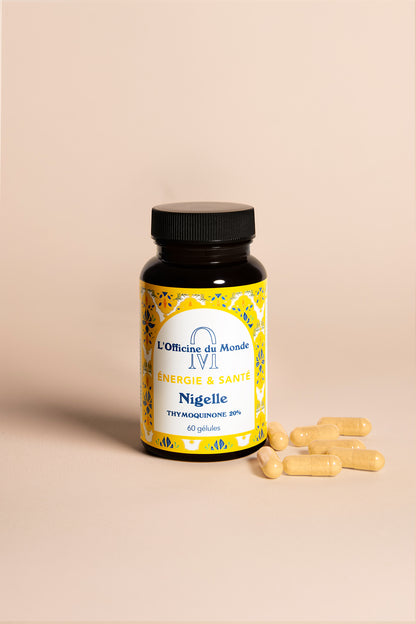 Énergie &amp; Santé - Thymoquinone 20mg - Cure de 2 mois - Formulé par un pharmacien