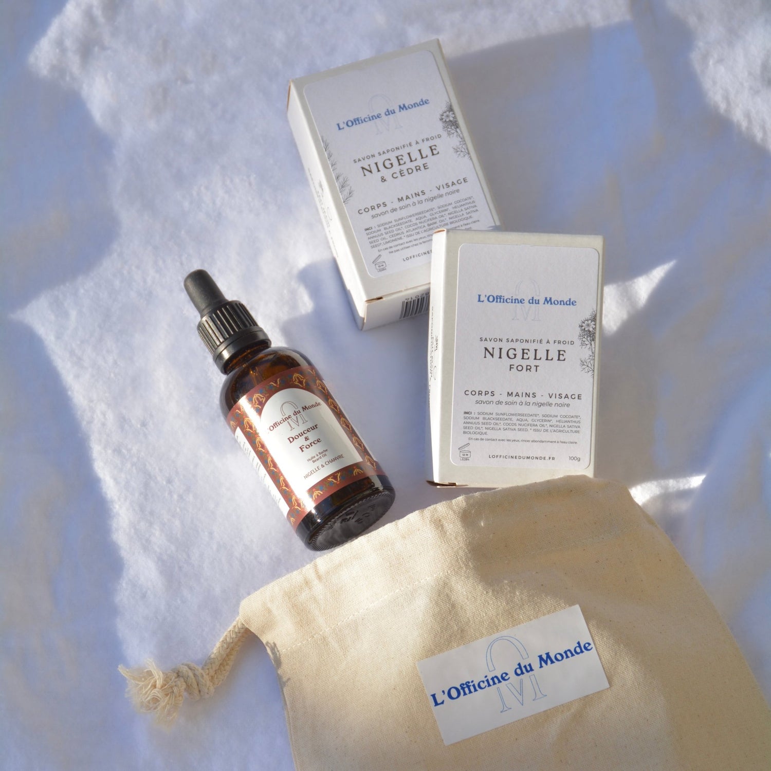 Pack Noël : Huile à Barbe &amp; Savon Artisanal à la Nigelle - lofficinedumonde.fr