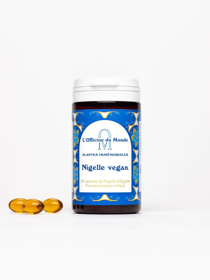 Préoccupation : Agir sur mes allergies - Capsules de Nigelle Vegan - Cure de 2 mois - lofficinedumonde.fr